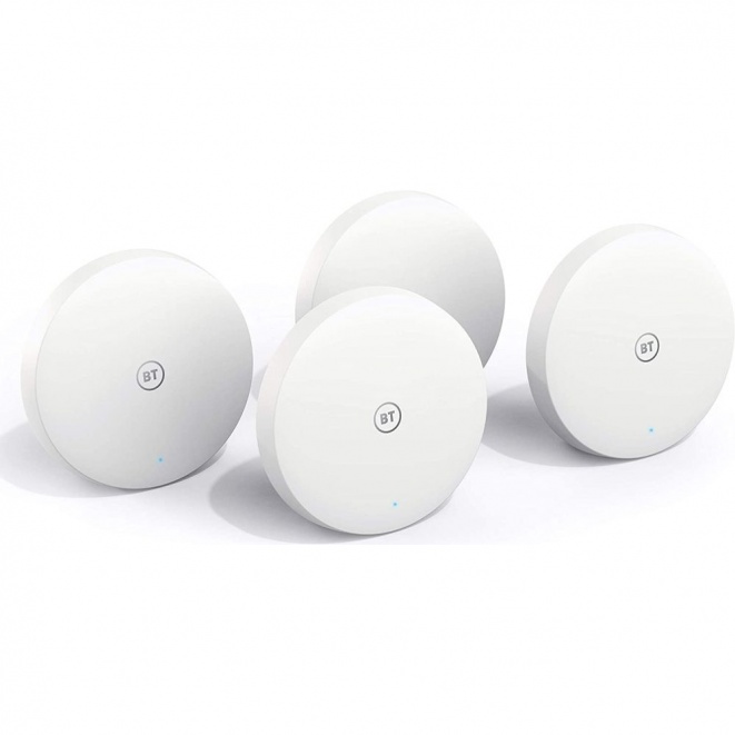 BT Mini Whole Home Wi-Fi, Four Discs